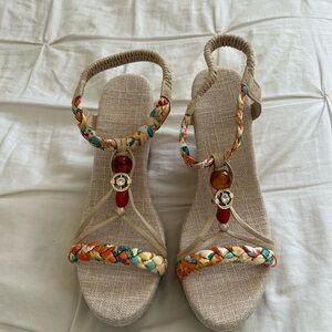 Colorful Braided Women's Sandals